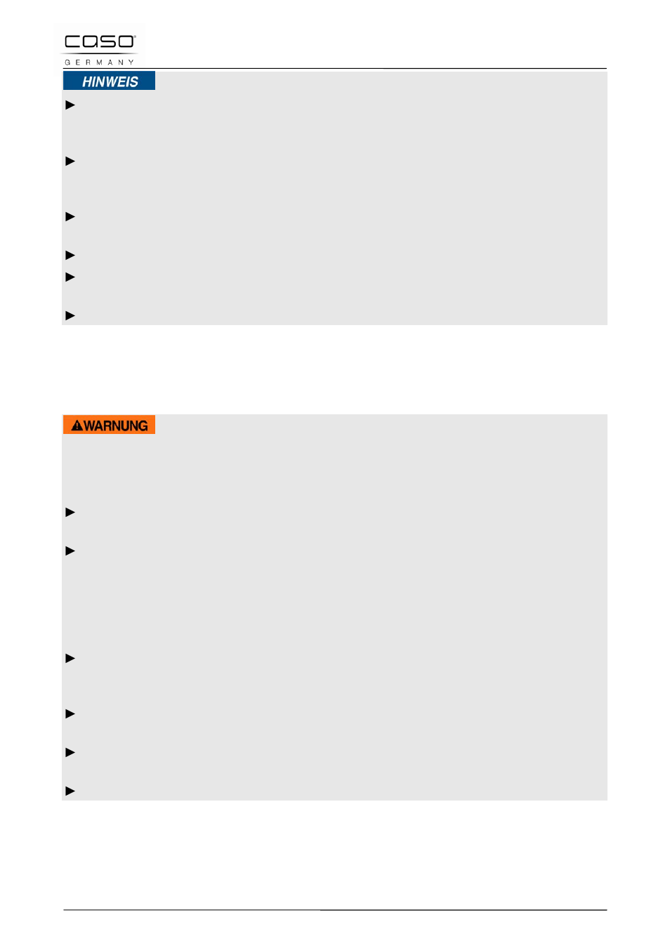 3 sources de danger, 1 danger de champs électromagnétiques, Attention | CASO Germany Chef 2000 (2095) User Manual | Page 50 / 113