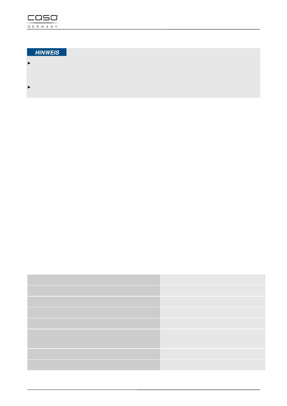 34 garanzia, 35 dati tecnici, Indicazione | CASO Germany Chef 2000 (2095) User Manual | Page 79 / 113