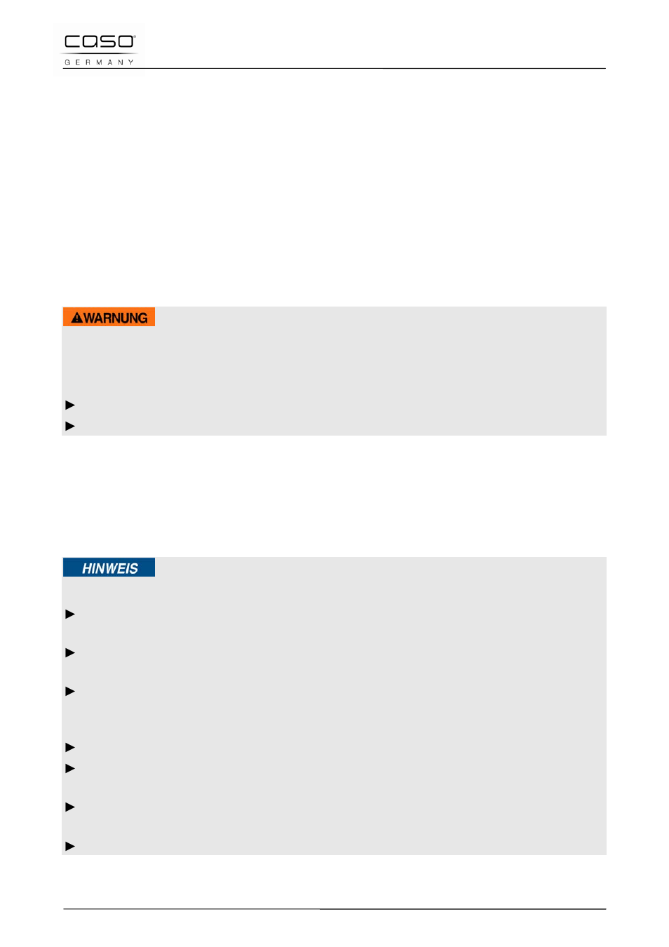 31 sicurezza, 1 utilizzo conforme alle disposizioni, 2 indicazioni generali di sicurezza | Avviso, Indicazione | CASO Germany PRO Slide 2100 User Manual | Page 70 / 121