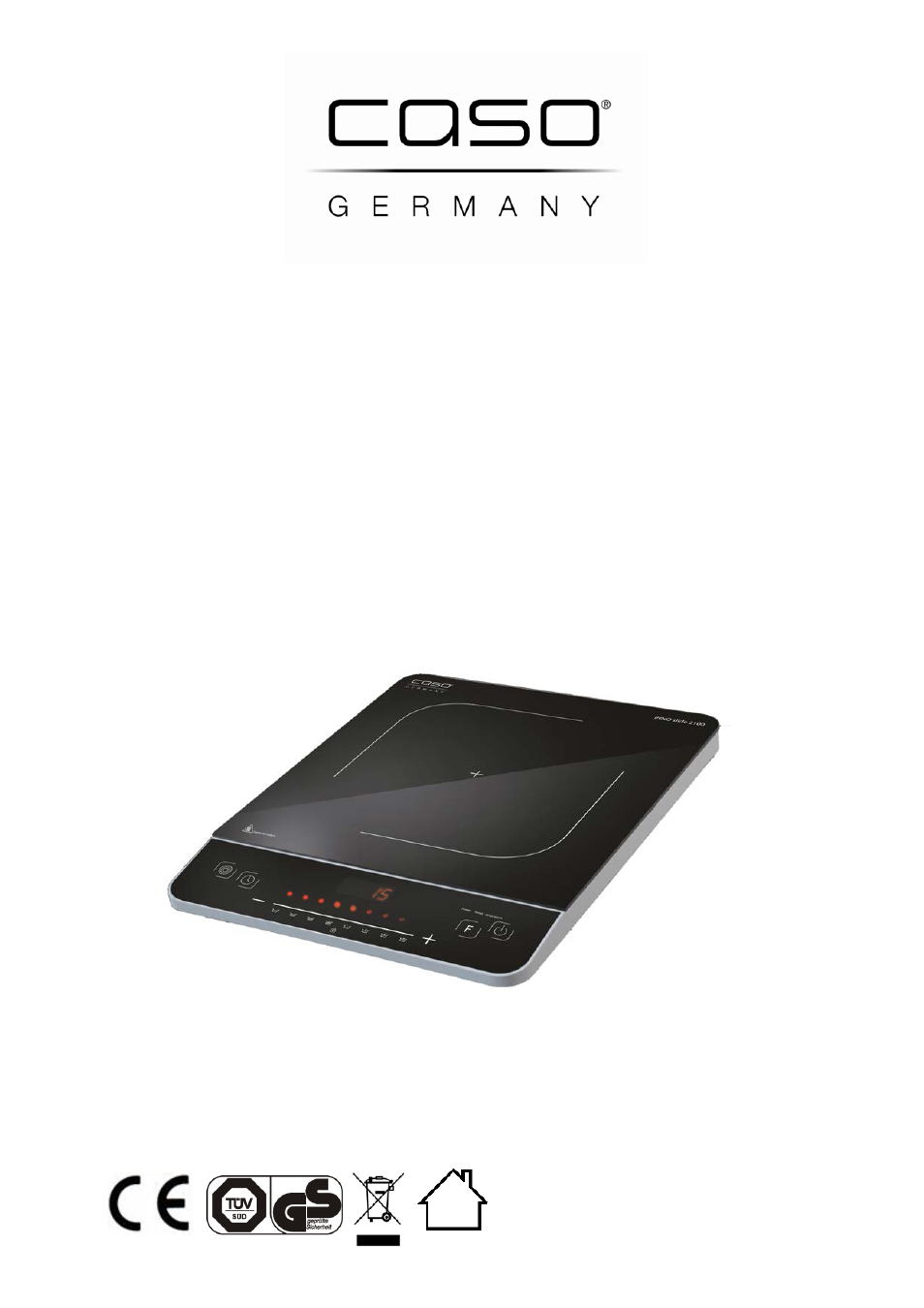 CASO Germany INNO Slide 2100 User Manual | 125 pages