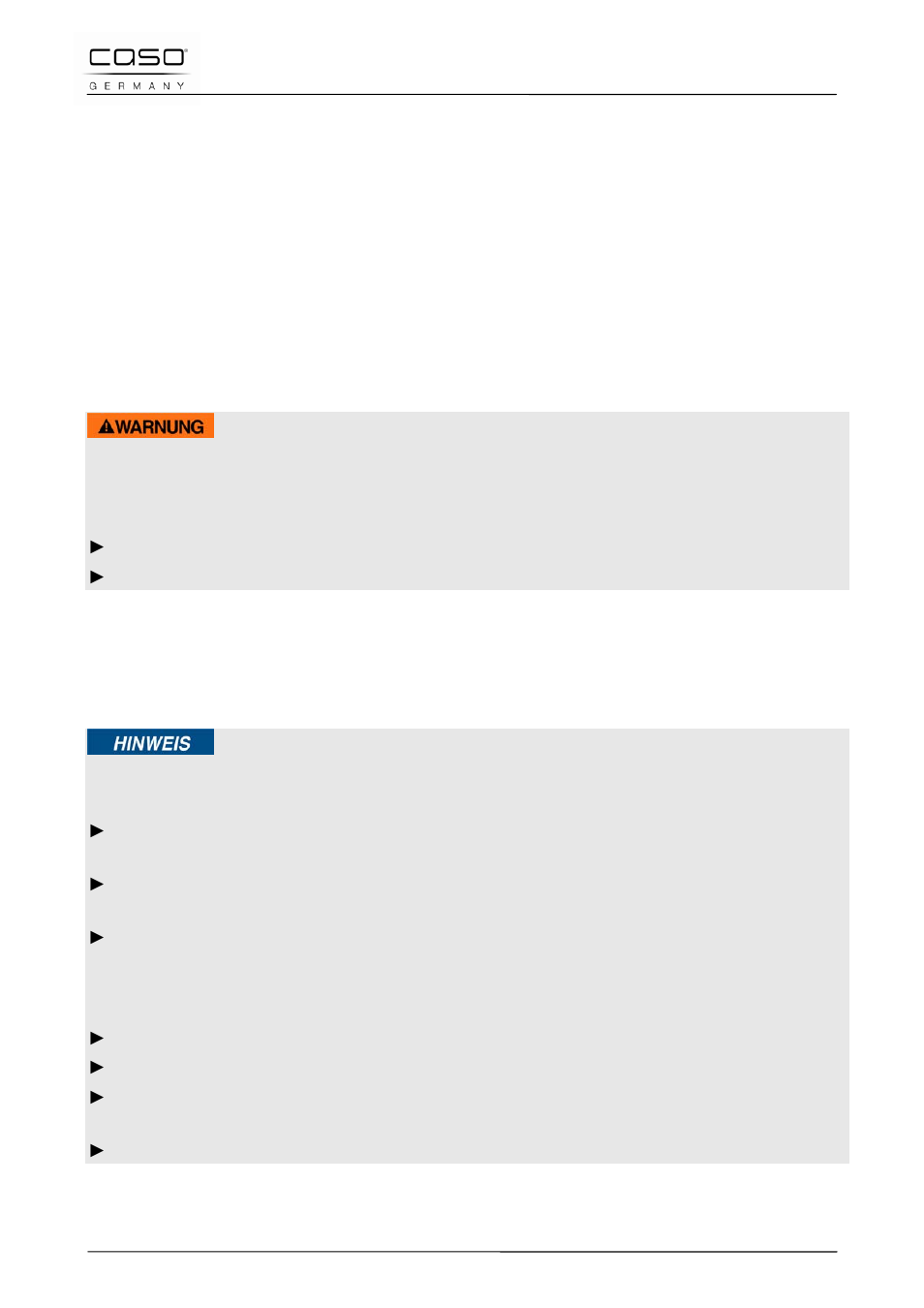 21 sécurité, 1 utilisation conforme, 2 consignes de sécurités générales | Attention, Remarque | CASO Germany INNO Slide 2100 User Manual | Page 51 / 125