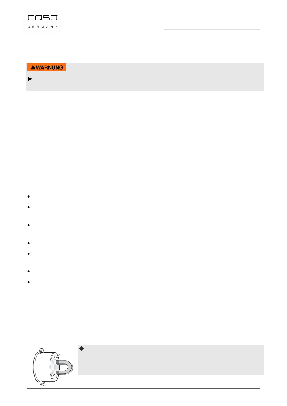 24 commande et fonctionnement, Attention | CASO Germany INNO Slide 2100 User Manual | Page 60 / 125