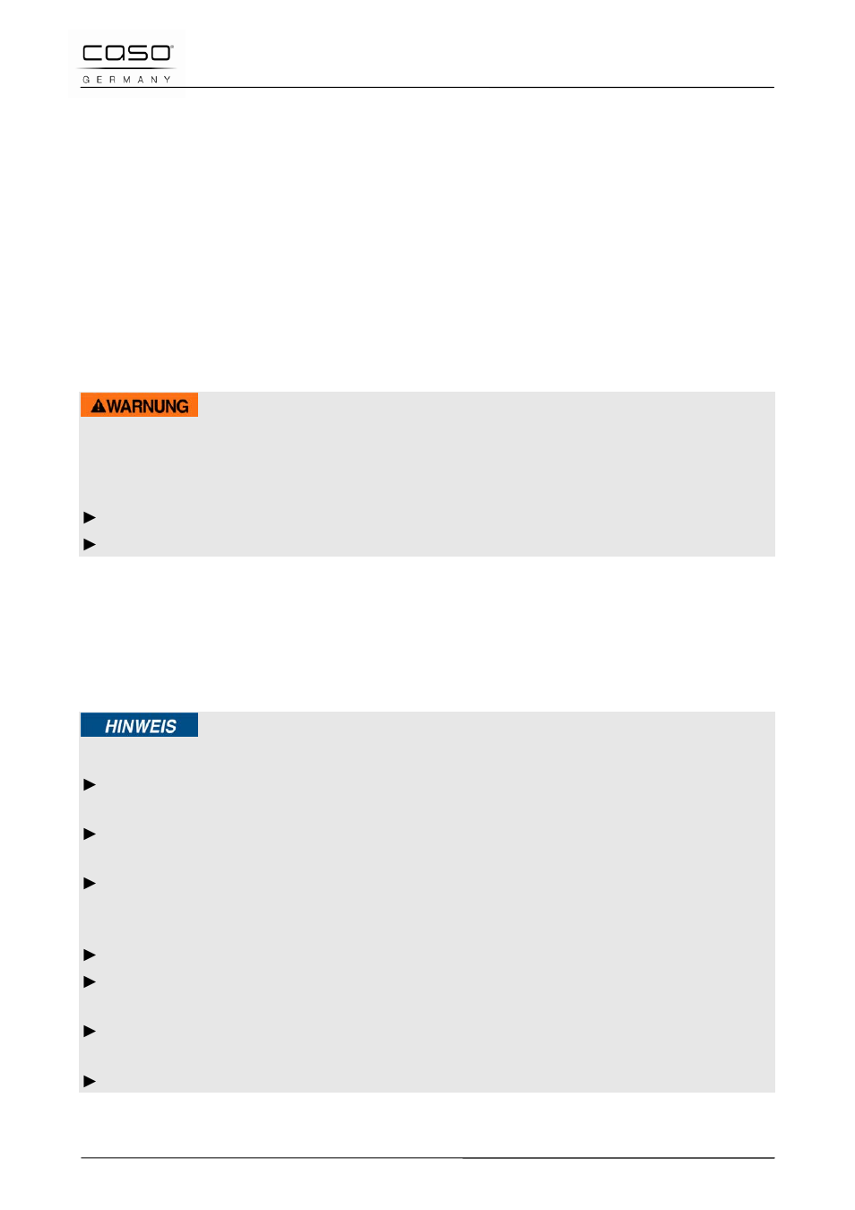 31 sicurezza, 1 utilizzo conforme alle disposizioni, 2 indicazioni generali di sicurezza | Avviso, Indicazione | CASO Germany INNO Slide 2100 User Manual | Page 71 / 125