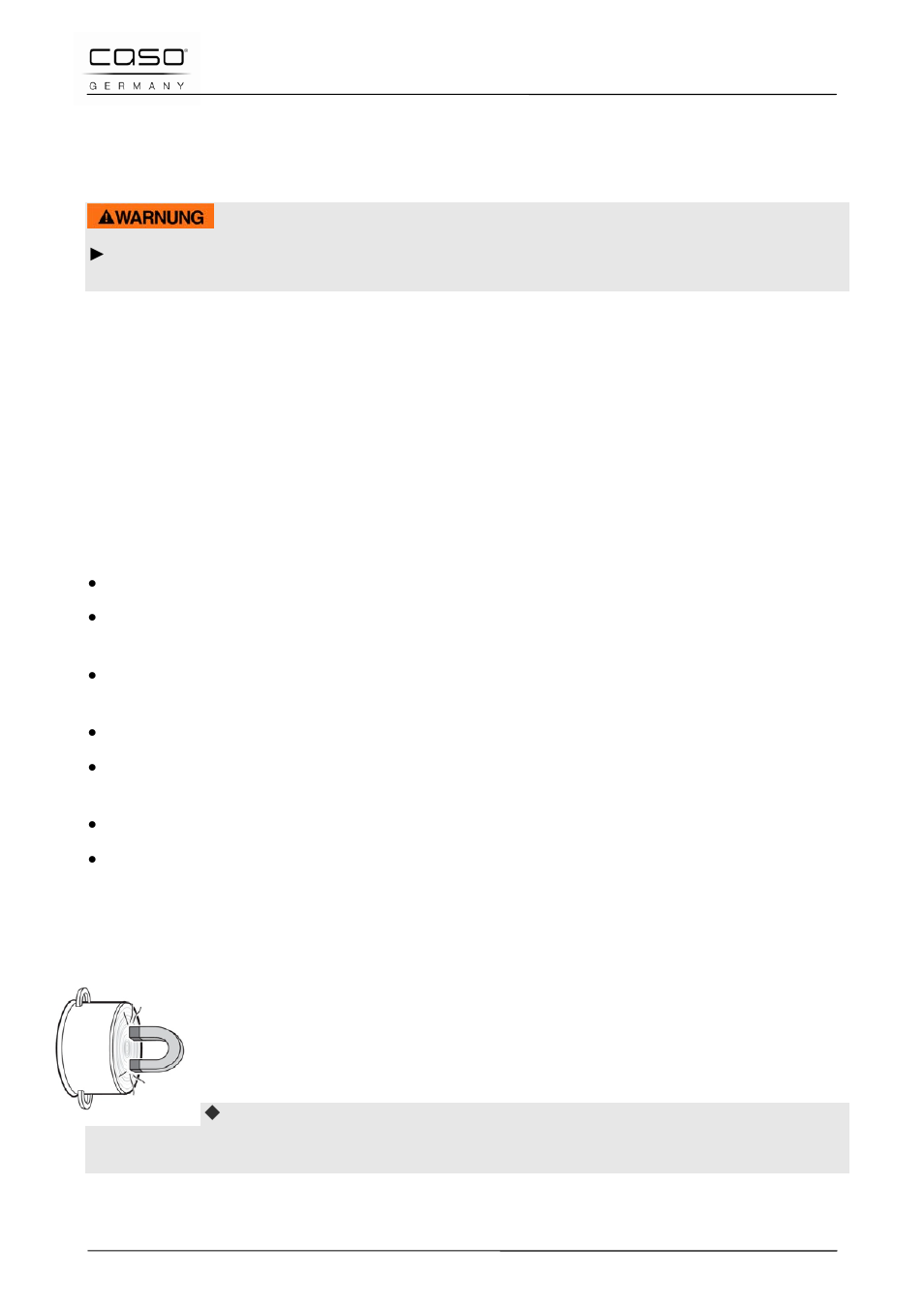 34 utilizzo e funzionamento, 2 indicazioni sulle stoviglie, Avviso | CASO Germany INNO Slide 2100 User Manual | Page 80 / 125