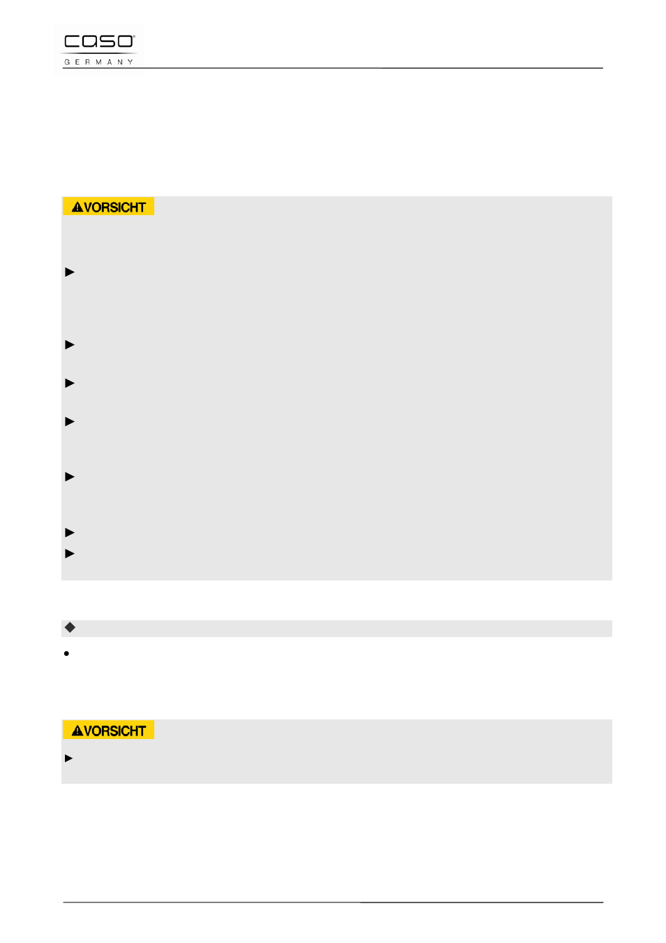 35 pulizia e cura, 1 indicazioni di sicurezza, 2 la pulizia | 36 eliminazione malfunzionamenti, Attenzione | CASO Germany INNO Slide 2100 User Manual | Page 85 / 125