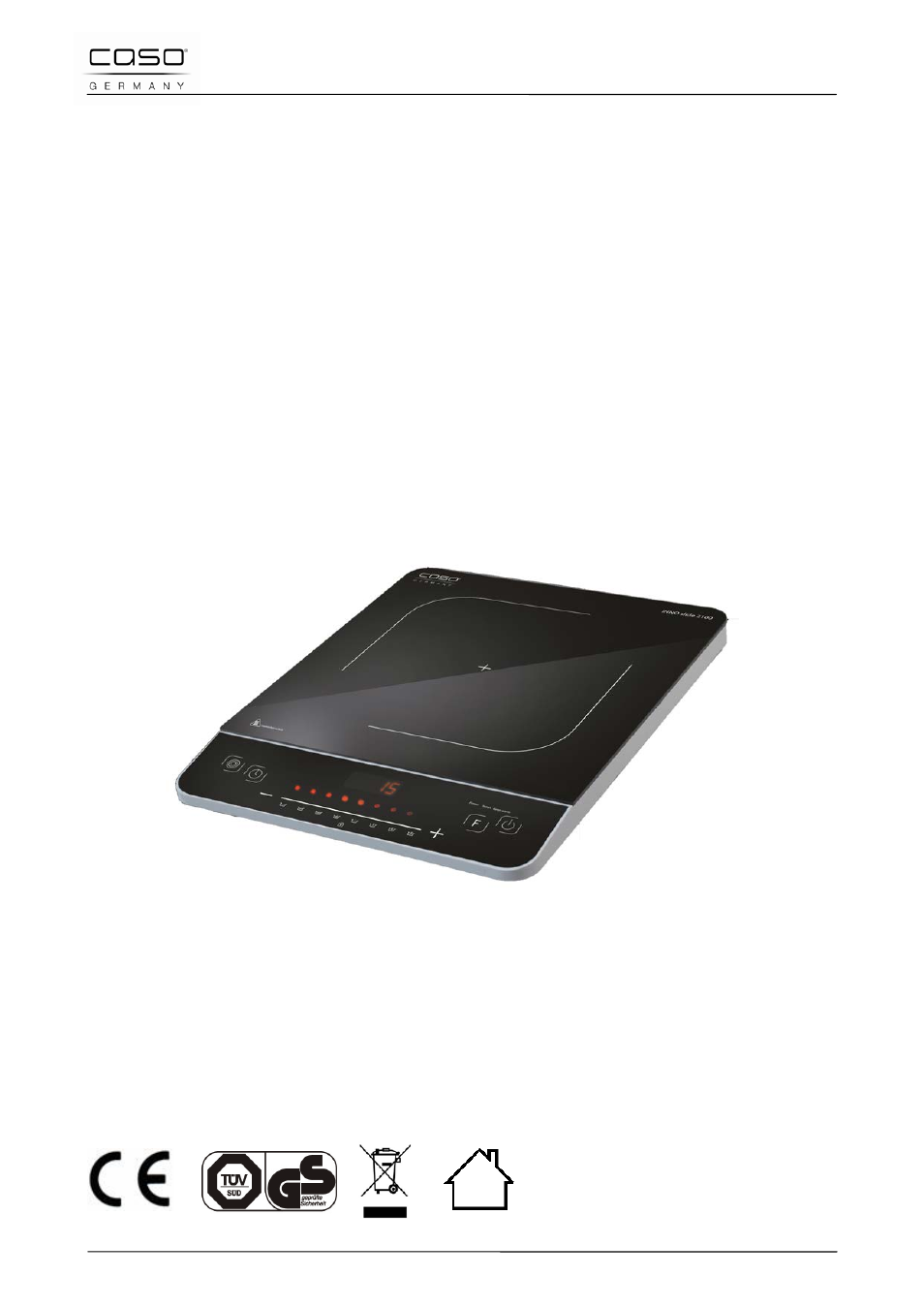 CASO Germany INNO Slide 2100 User Manual | Page 88 / 125