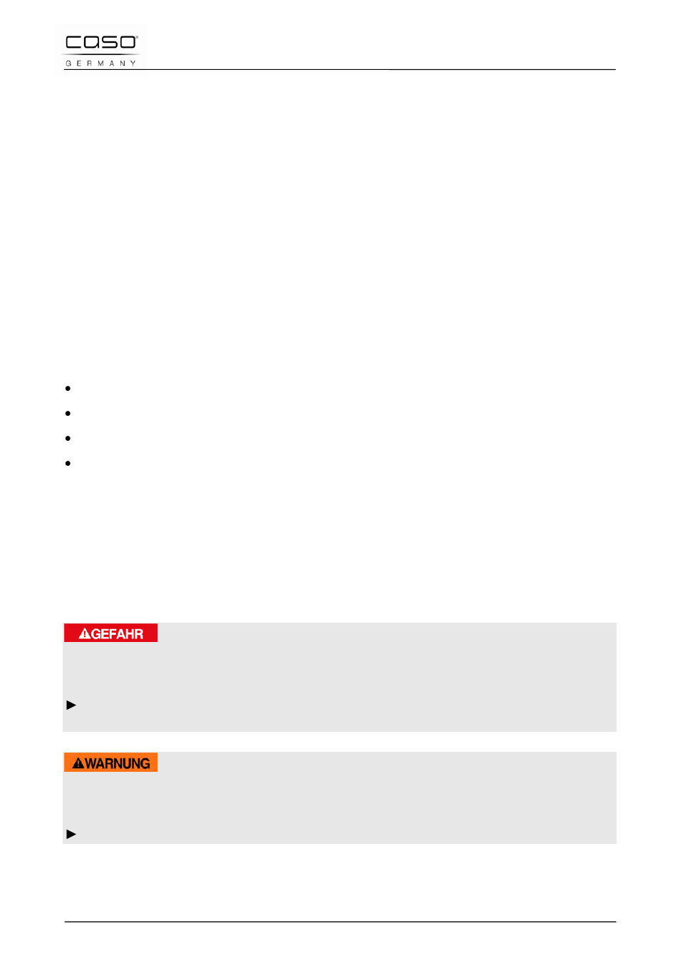 40 manual del usuario, 1 generalidades, 2 información acerca de este manual | 3 advertencias, Peligro, Advertencia | CASO Germany INNO Slide 2100 User Manual | Page 89 / 125