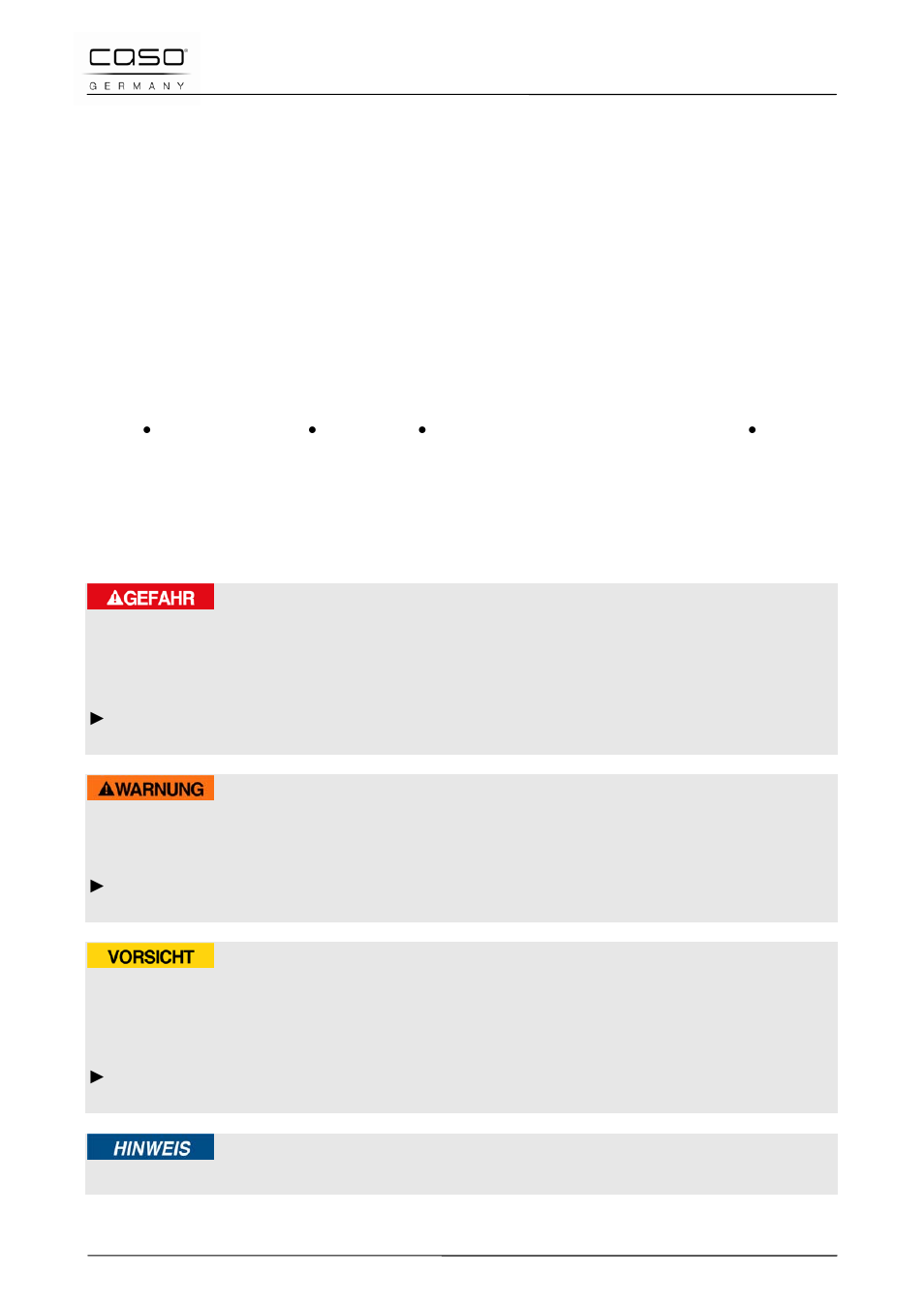 41 gebruiksaanwijzing, 1 algemeen, 2 informatie over deze gebruiksaanwijzing | 3 waarschuwingsinstructies, Gevaar, Waarschuwing, Voorzichtig | CASO Germany Master P3 (2150) User Manual | Page 92 / 130