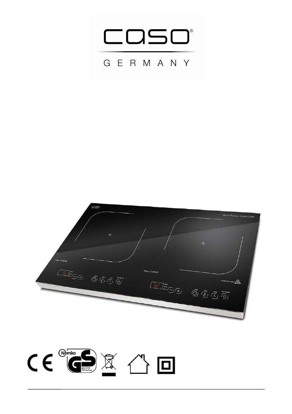 CASO Germany Vario Power 3400 CHEF (2253) User Manual | 116 pages