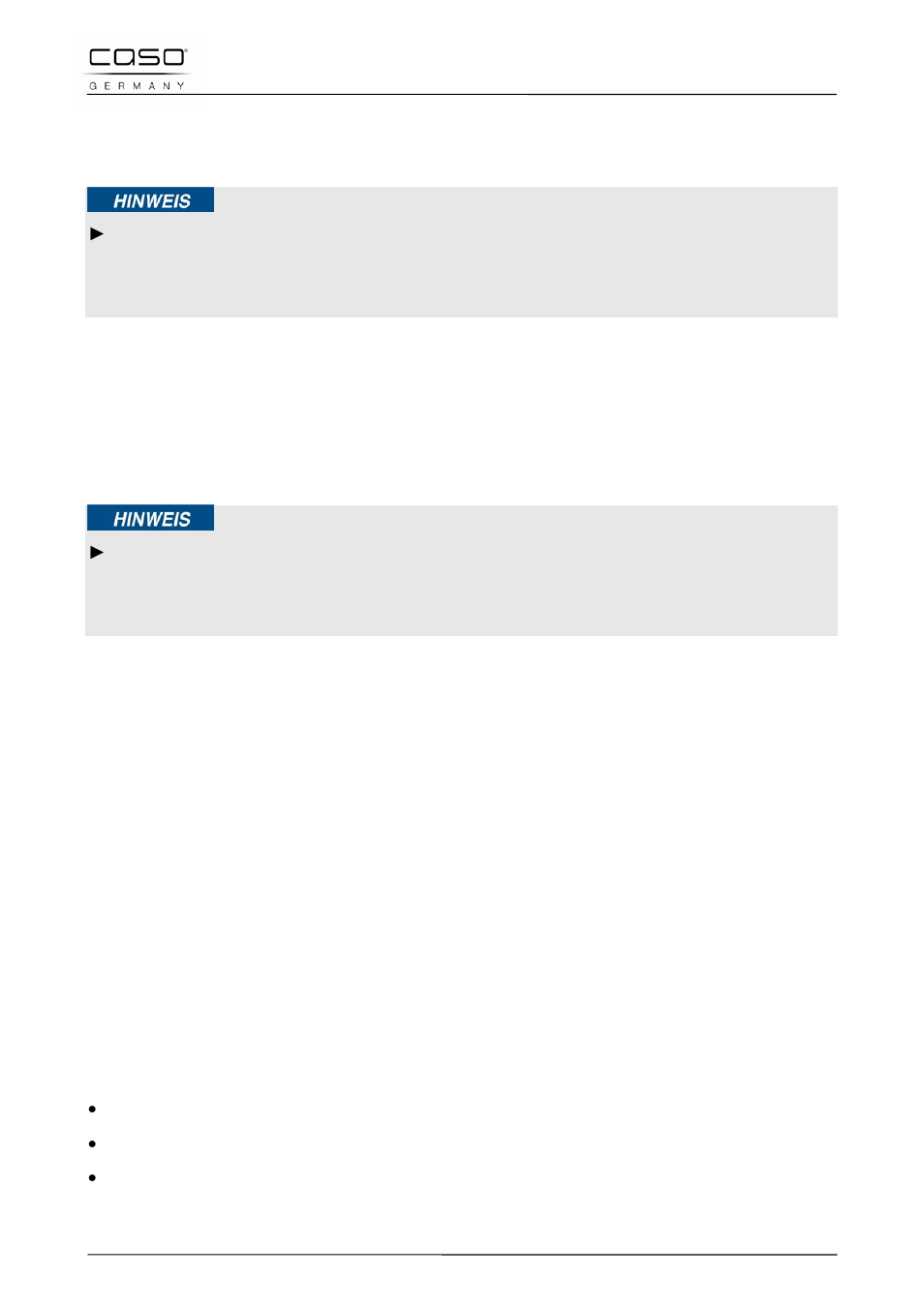 3 signaltöne, 4 überhitzungsschutz, 5 typenschild | 5 bedienung und betrieb | CASO Germany Vario Power 3400 CHEF (2253) User Manual | Page 21 / 116