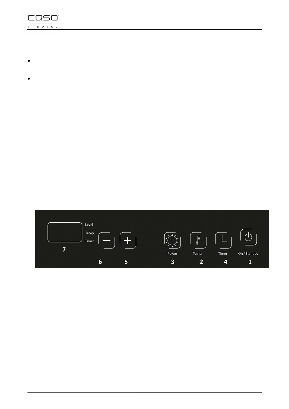 33 costruzione e funzione, 1 comandi e display, 1 pannello comandi | CASO Germany Vario Power 3400 CHEF (2253) User Manual | Page 73 / 116