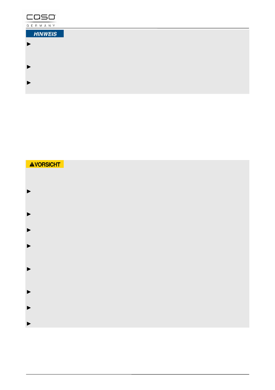5 reinigung und pflege, 1 sicherheitshinweise | CASO Germany Vario Power 3400 Magenta (2252) User Manual | Page 25 / 119