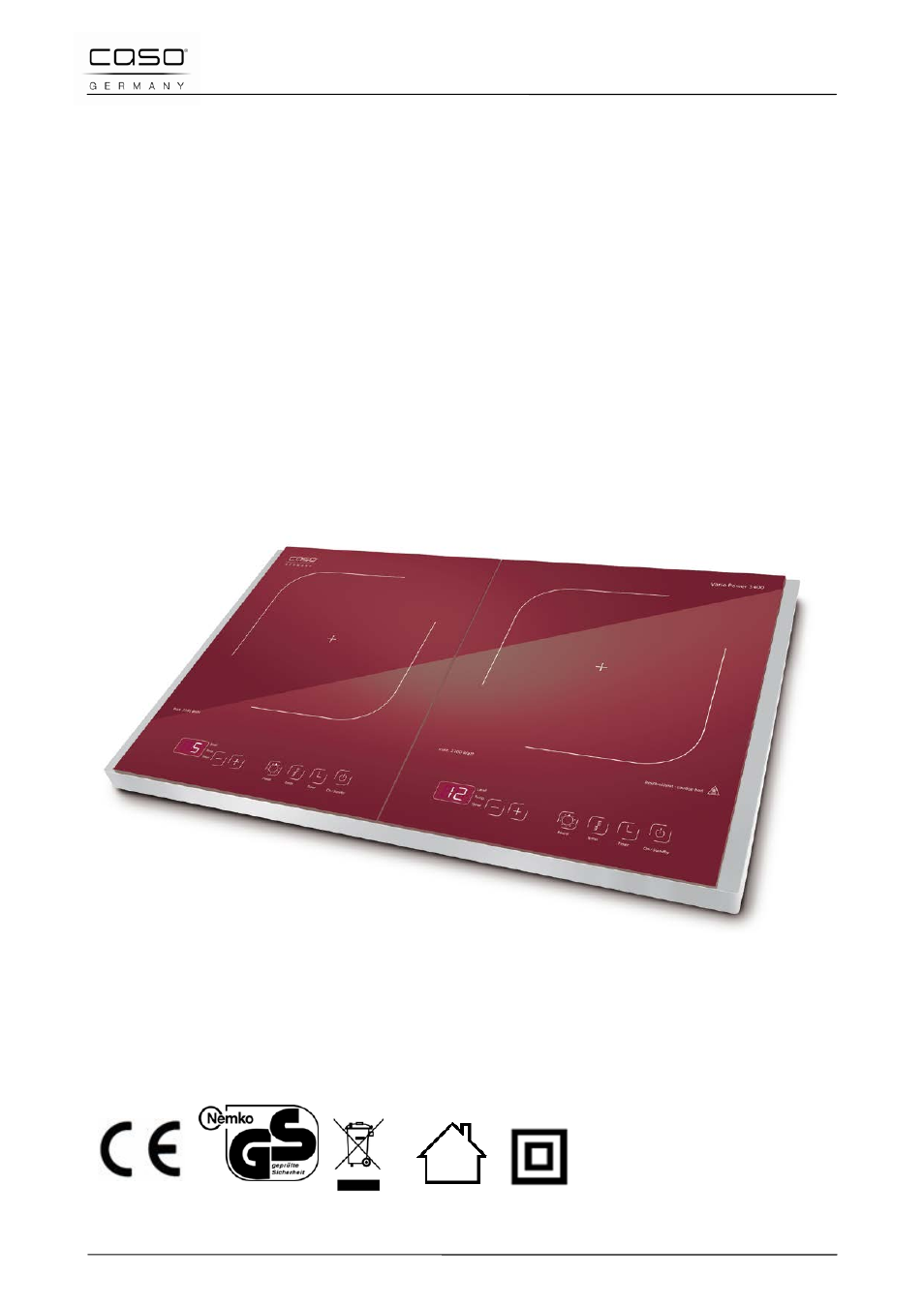 Mode d'emploi original | CASO Germany Vario Power 3400 Magenta (2252) User Manual | Page 46 / 119