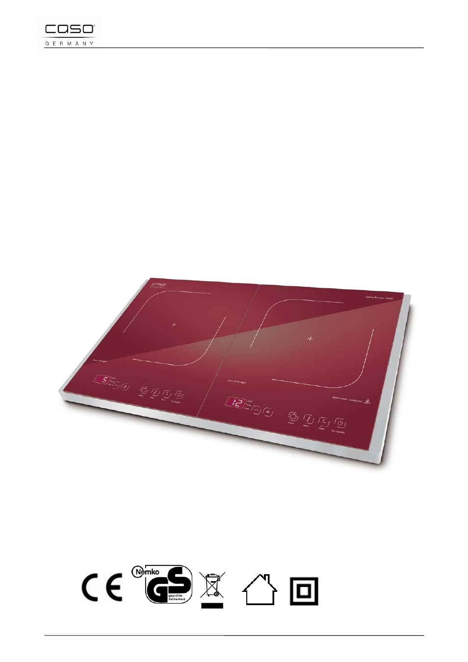 Originele gebruiksaanwijzing | CASO Germany Vario Power 3400 Magenta (2252) User Manual | Page 83 / 119
