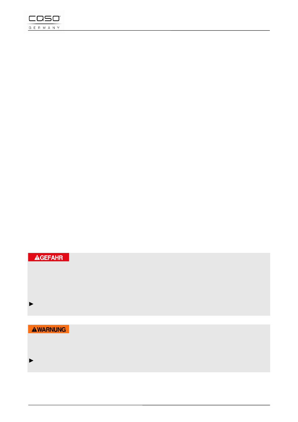 39 gebruiksaanwijzing, 1 algemeen, 2 informatie over deze gebruiksaanwijzing | 3 waarschuwingsinstructies, Gevaar, Waarschuwing | CASO Germany Vario Power 3400 Magenta (2252) User Manual | Page 84 / 119
