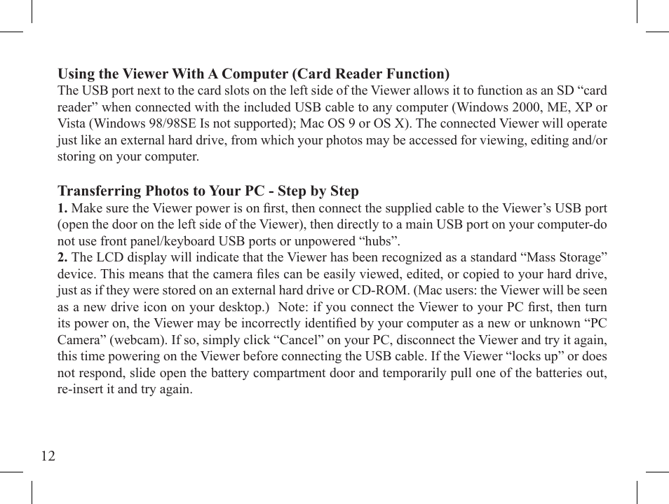 Bushnell SCOUT VIEWER 1-Nov User Manual | Page 12 / 16