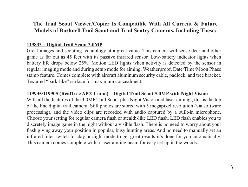 Bushnell SCOUT VIEWER 1-Nov User Manual | Page 3 / 16