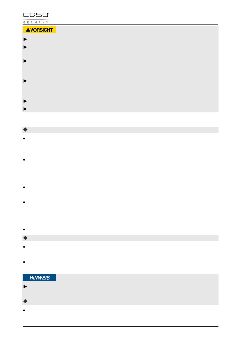 2 reiniging, Voorzichtig | CASO Germany IMCG25 User Manual | Page 177 / 179