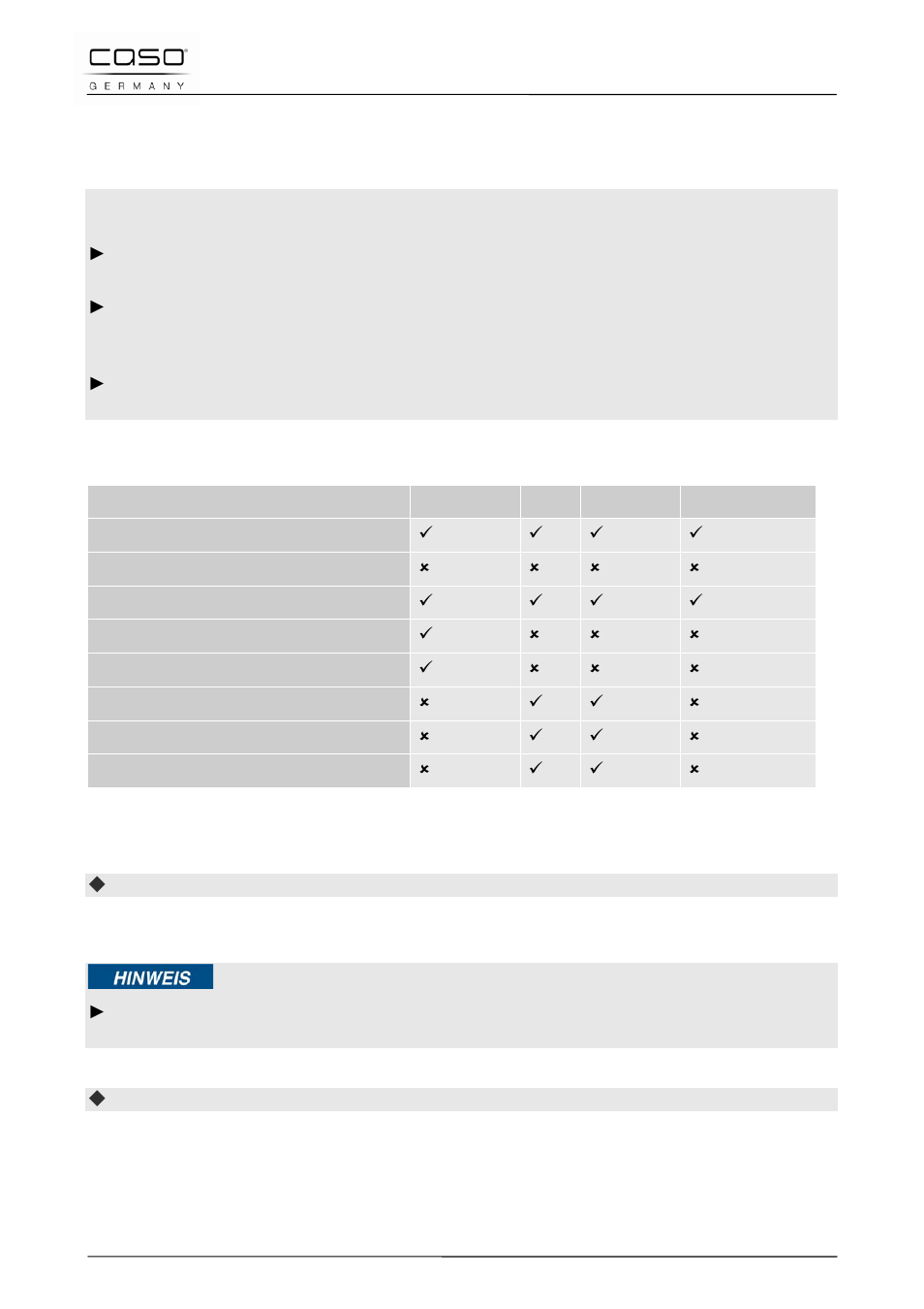 3 indications sur la vaisselle pour micro-onde, 4 ouvrir et fermer la porte, Remarque | CASO Germany IMCG25 User Manual | Page 84 / 179