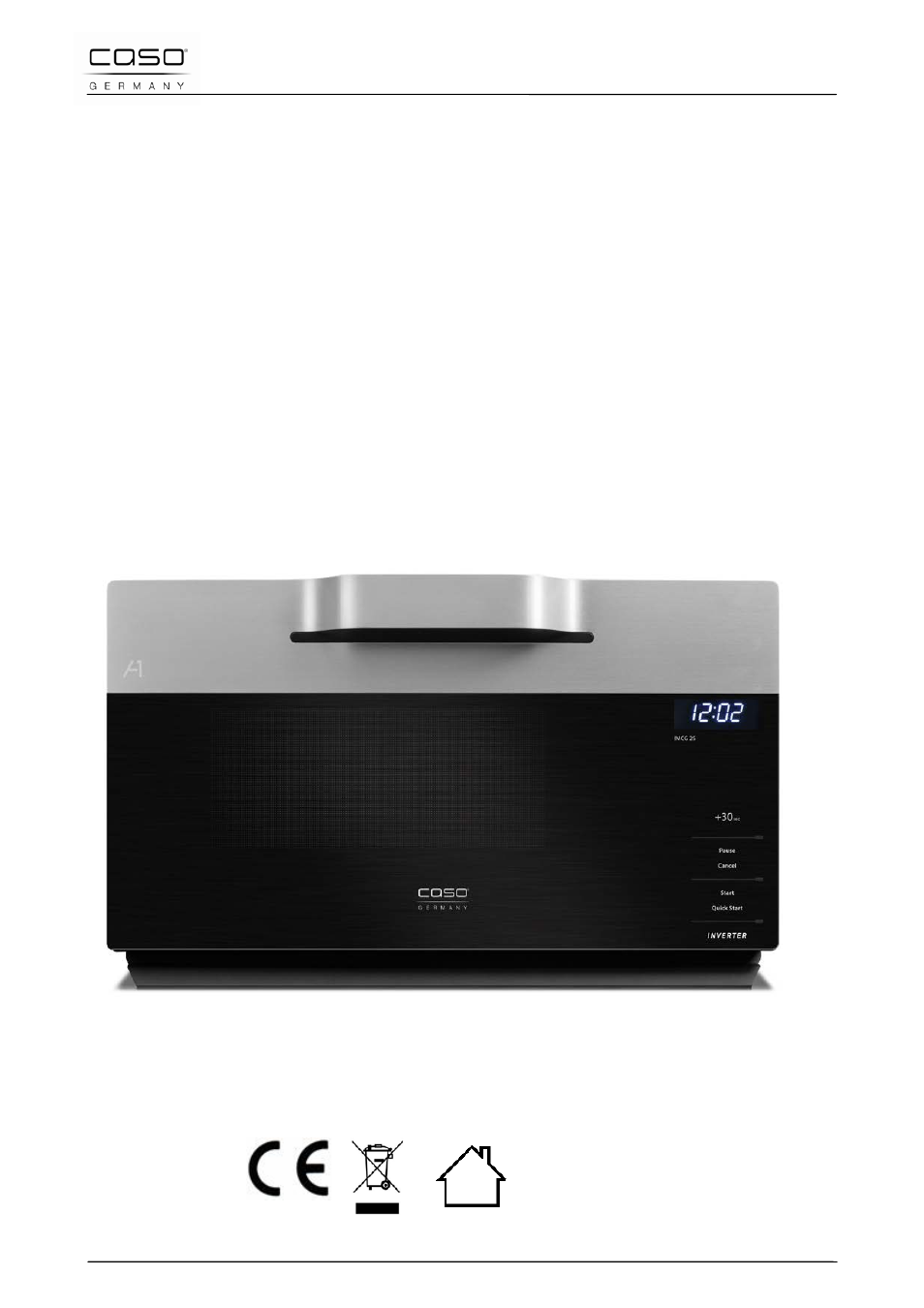 Istruzioni d’uso originali, Microonde et grill imcg25 | CASO Germany IMCG25 User Manual | Page 97 / 179