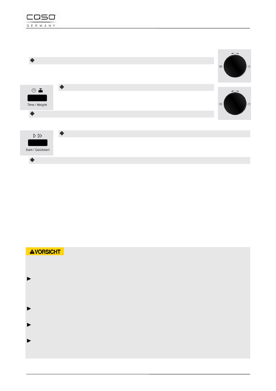 1 modo de funcionamiento "descongelar, 37 limpieza y conservación, 1 instrucciones de seguridad | Precaución | CASO Germany MCDG 25 master User Manual | Page 141 / 170