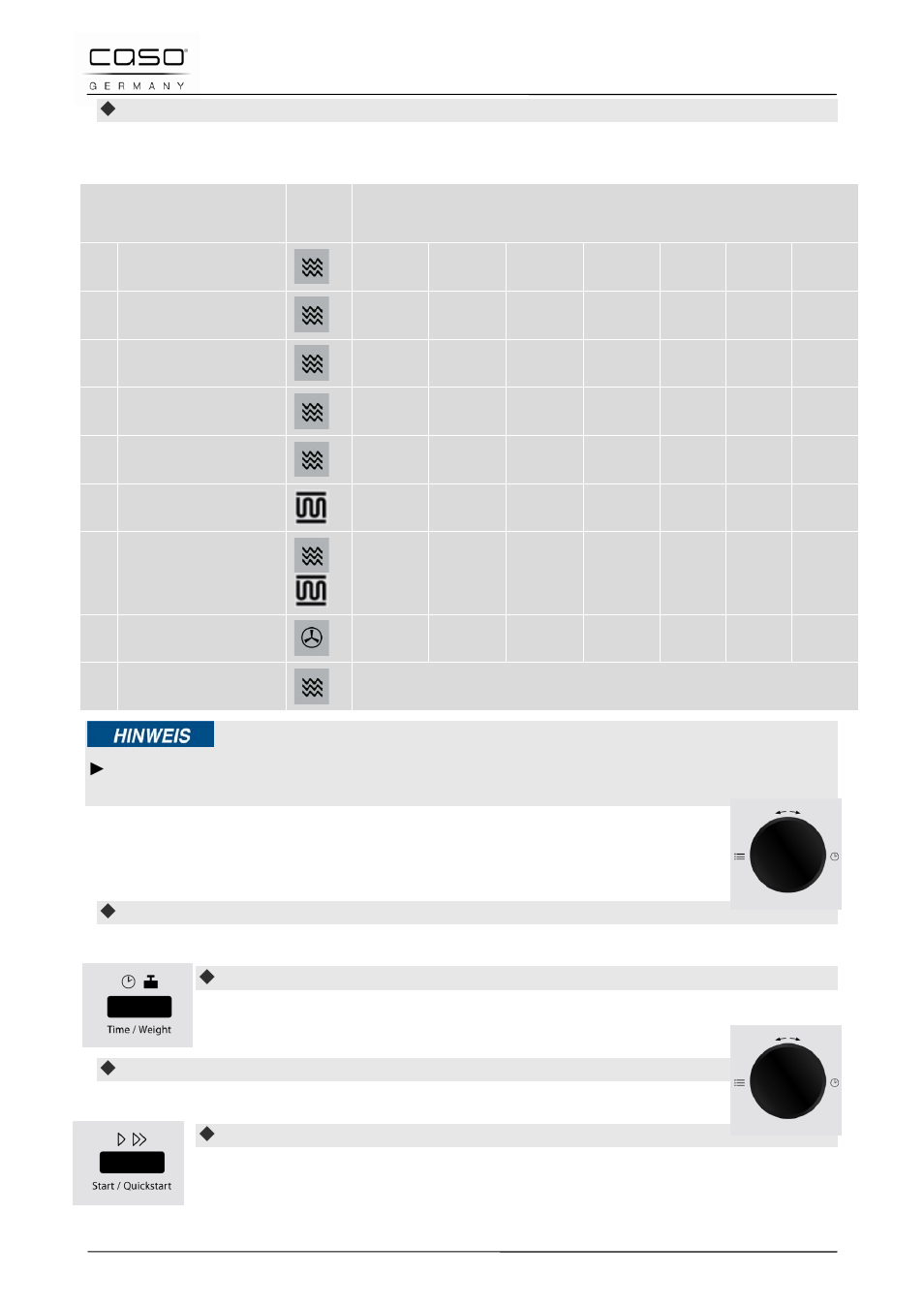 CASO Germany MCDG 25 master User Manual | Page 62 / 170