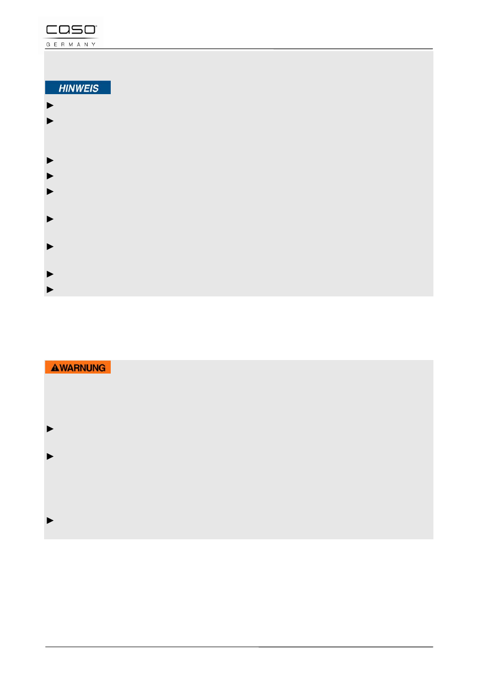 3 sources de danger, 1 danger émanant des micro-ondes, Remarque | Avertissement | CASO Germany MCDG 25 master User Manual | Page 71 / 170