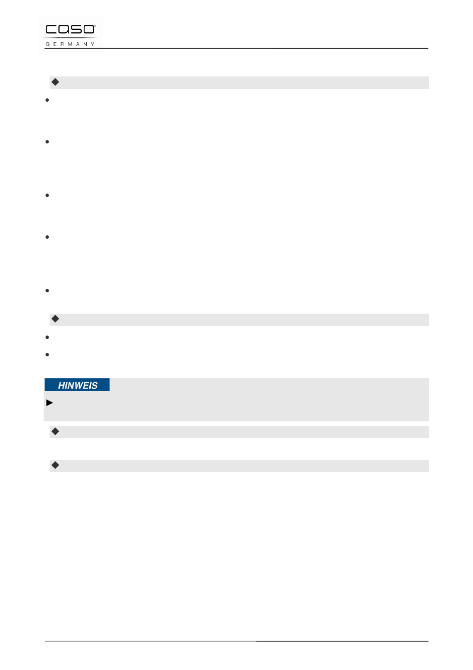 2 nettoyage, Remarque | CASO Germany MCDG 25 master User Manual | Page 90 / 170