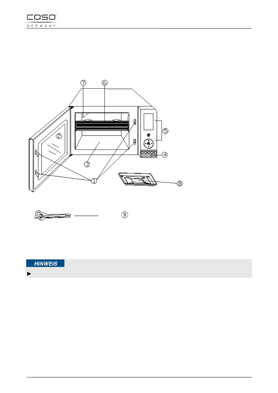 35 costruzione e funzione, 1 panoramica complessiva, Nota | CASO Germany MLG 23 Touch User Manual | Page 114 / 189