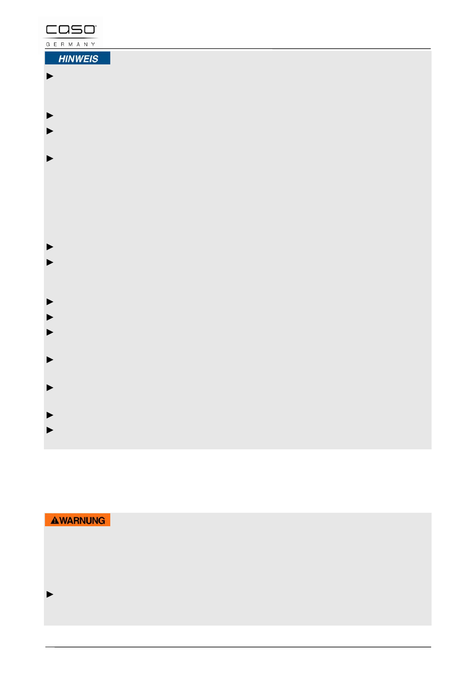 3 gefahrenquellen, 1 gefahr durch mikrowellen | CASO Germany MLG 23 Touch User Manual | Page 22 / 189