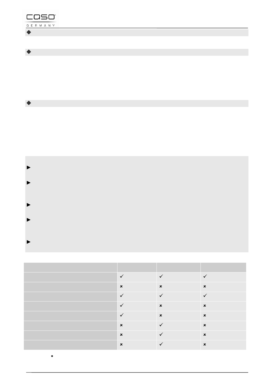 3 hinweise zum mikrowellenkochgeschirr | CASO Germany MLG 23 Touch User Manual | Page 31 / 189