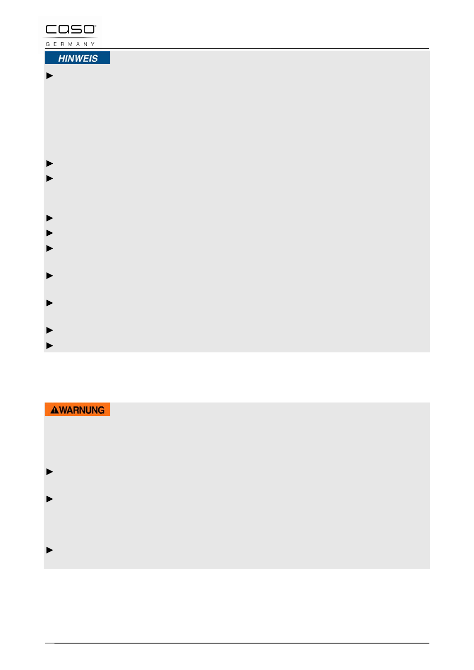 3 sources de danger, 1 danger émanant des micro-ondes, Remarque | Avertissement | CASO Germany MLG 23 Touch User Manual | Page 80 / 189