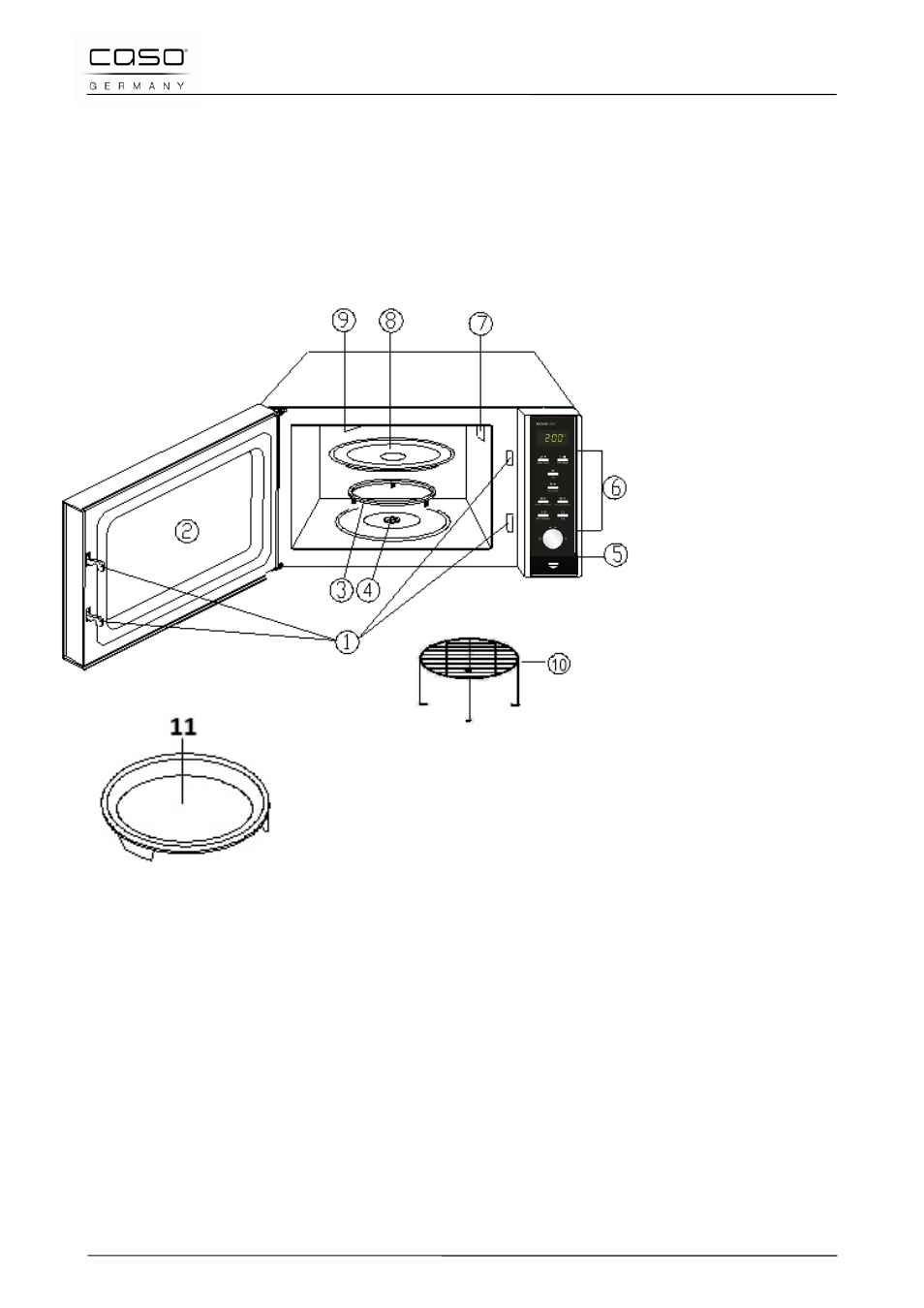 4 aufbau und funktion, 1 gesamtübersicht | CASO Germany MCG 30 chef User Manual | Page 24 / 189