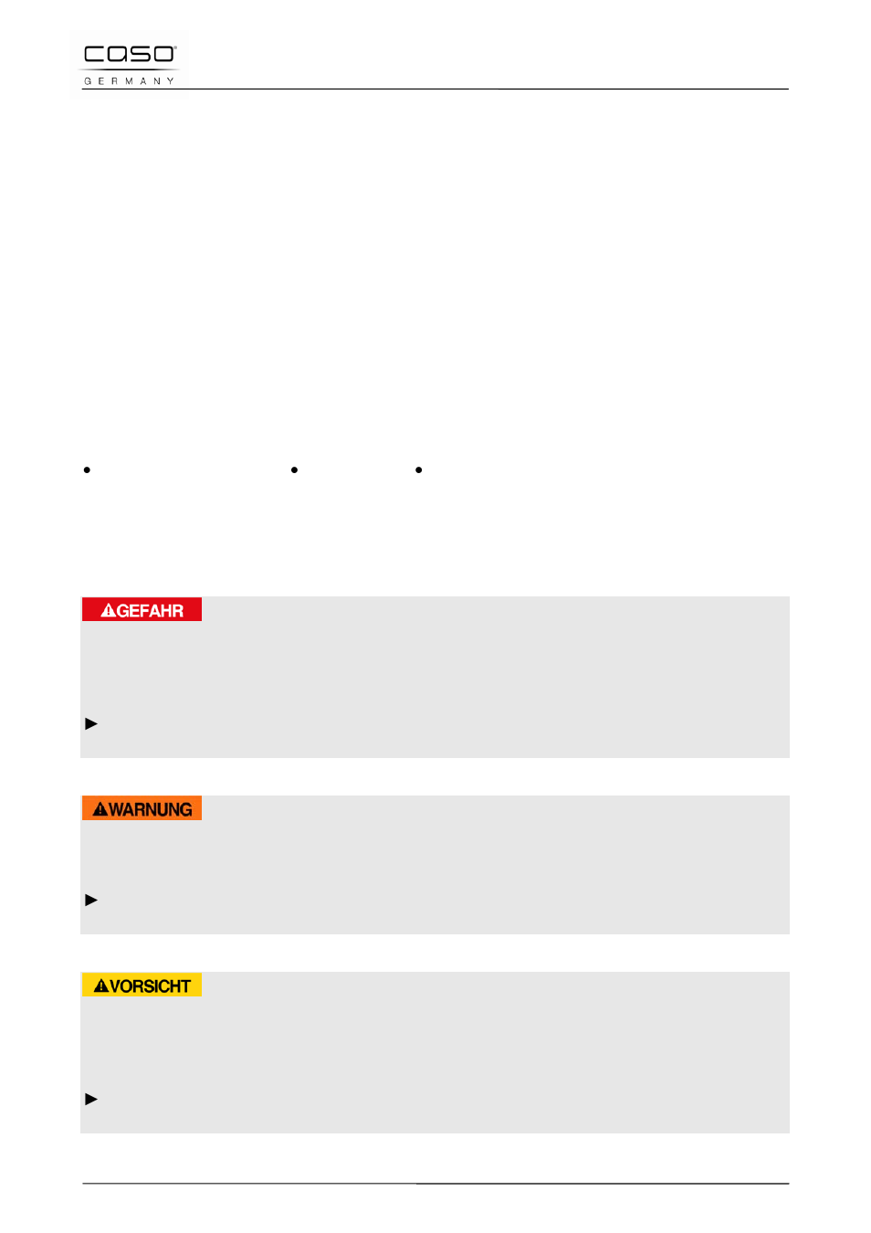 17 mode d´emploi, 1 généralités, 2 informations relatives à ce manuel | 3 avertissements de danger, Danger, Avertissement, Prudence | CASO Germany MCG 30 chef User Manual | Page 73 / 189