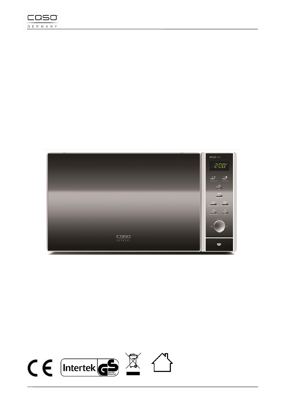 Manual del usuario | CASO Germany MCG 25 chef User Manual | Page 131 / 188