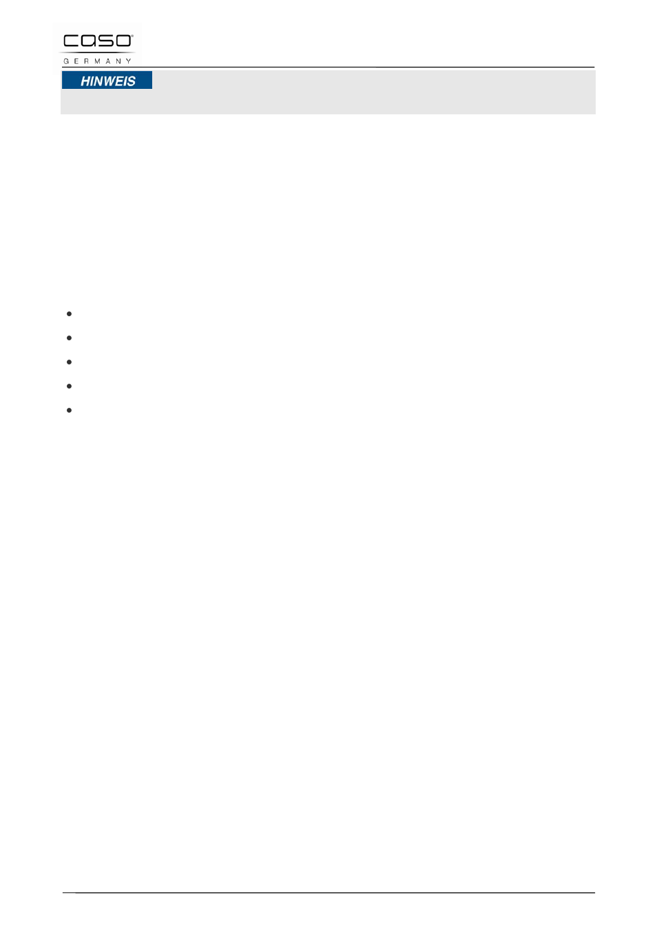 4 limitación de responsabilidad, 5 derechos de autor (copyright), 32 seguridad | Nota | CASO Germany MCG 25 chef User Manual | Page 133 / 188