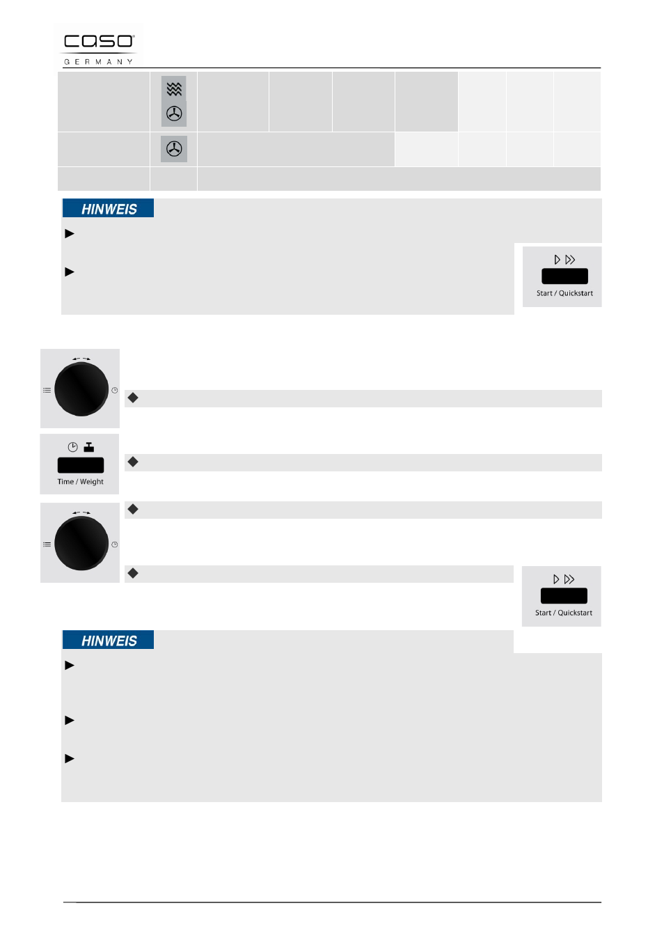 1 “automatic defrost” mode | CASO Germany MCG 25 chef User Manual | Page 66 / 188