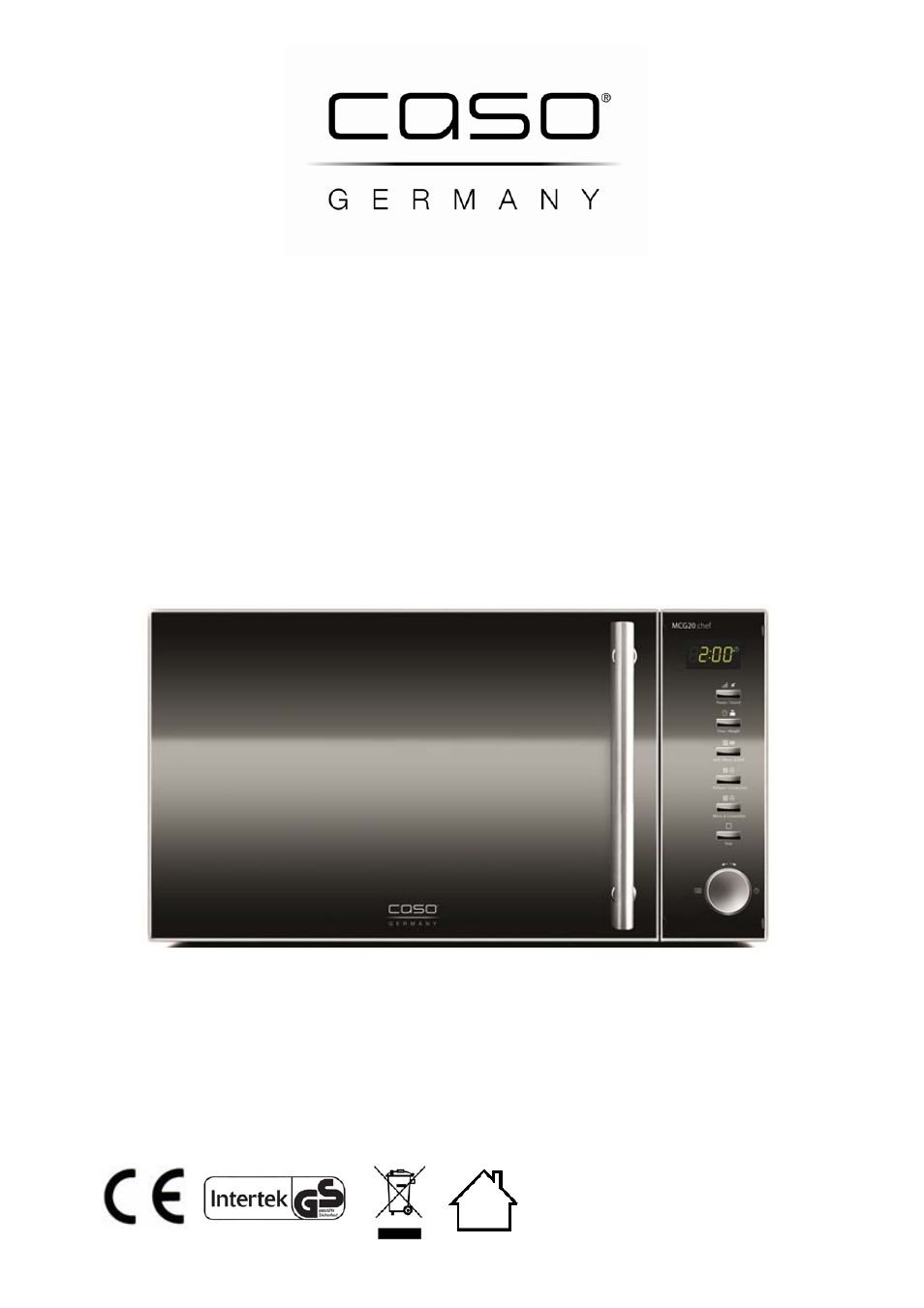 CASO Germany MCG 20 chef User Manual | 184 pages