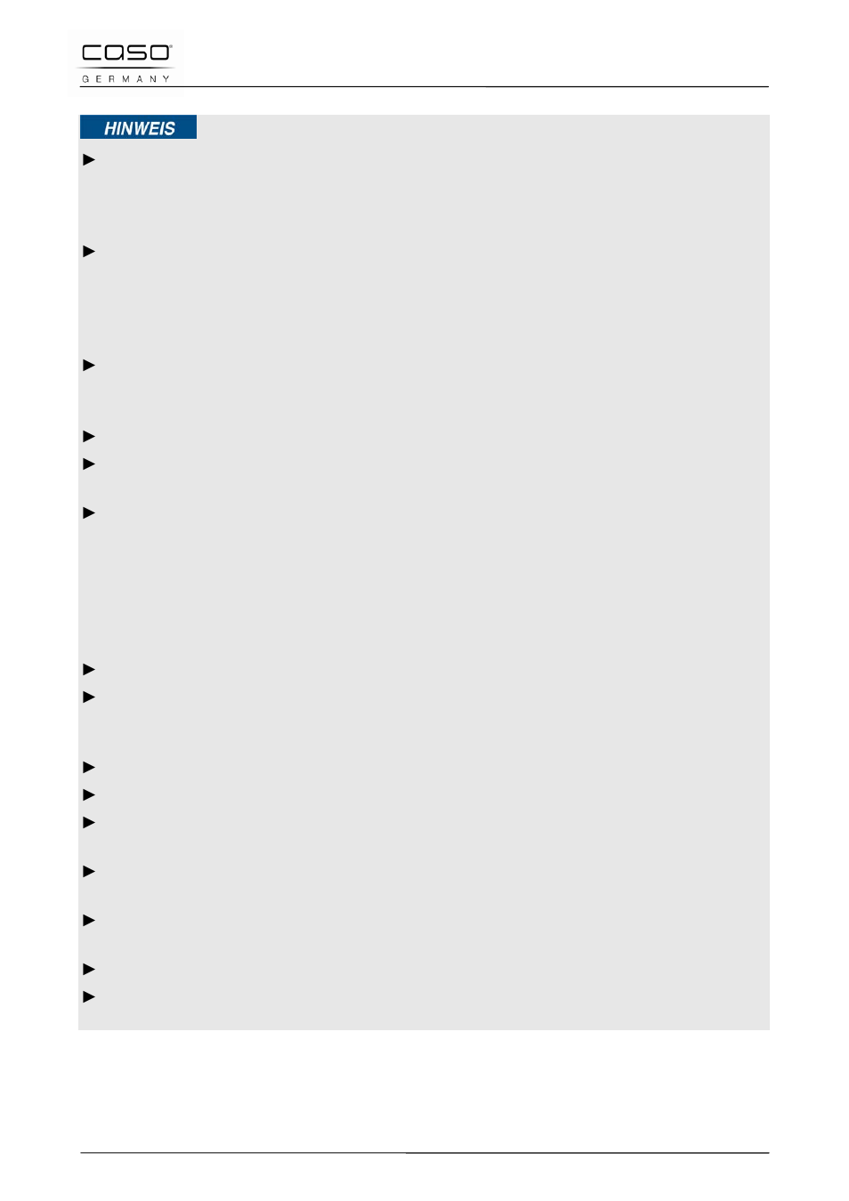 CASO Germany MCG 20 chef User Manual | Page 17 / 184