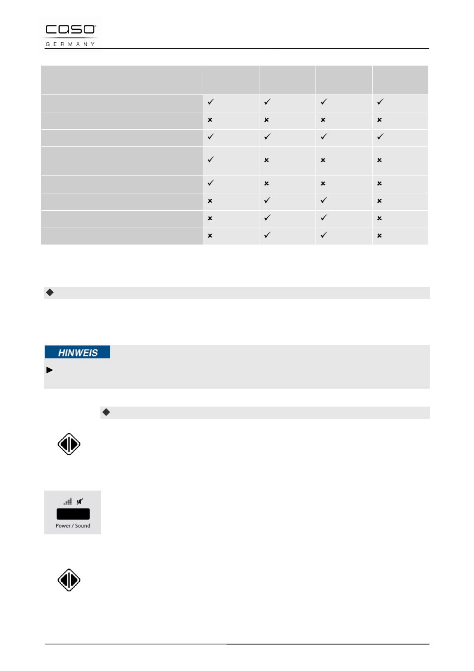 8 deur openen/sluiten, 9 sound aan-/uitzetten, 10 inschakelen naar programmakeuze | CASO Germany MCG 20 chef User Manual | Page 172 / 184
