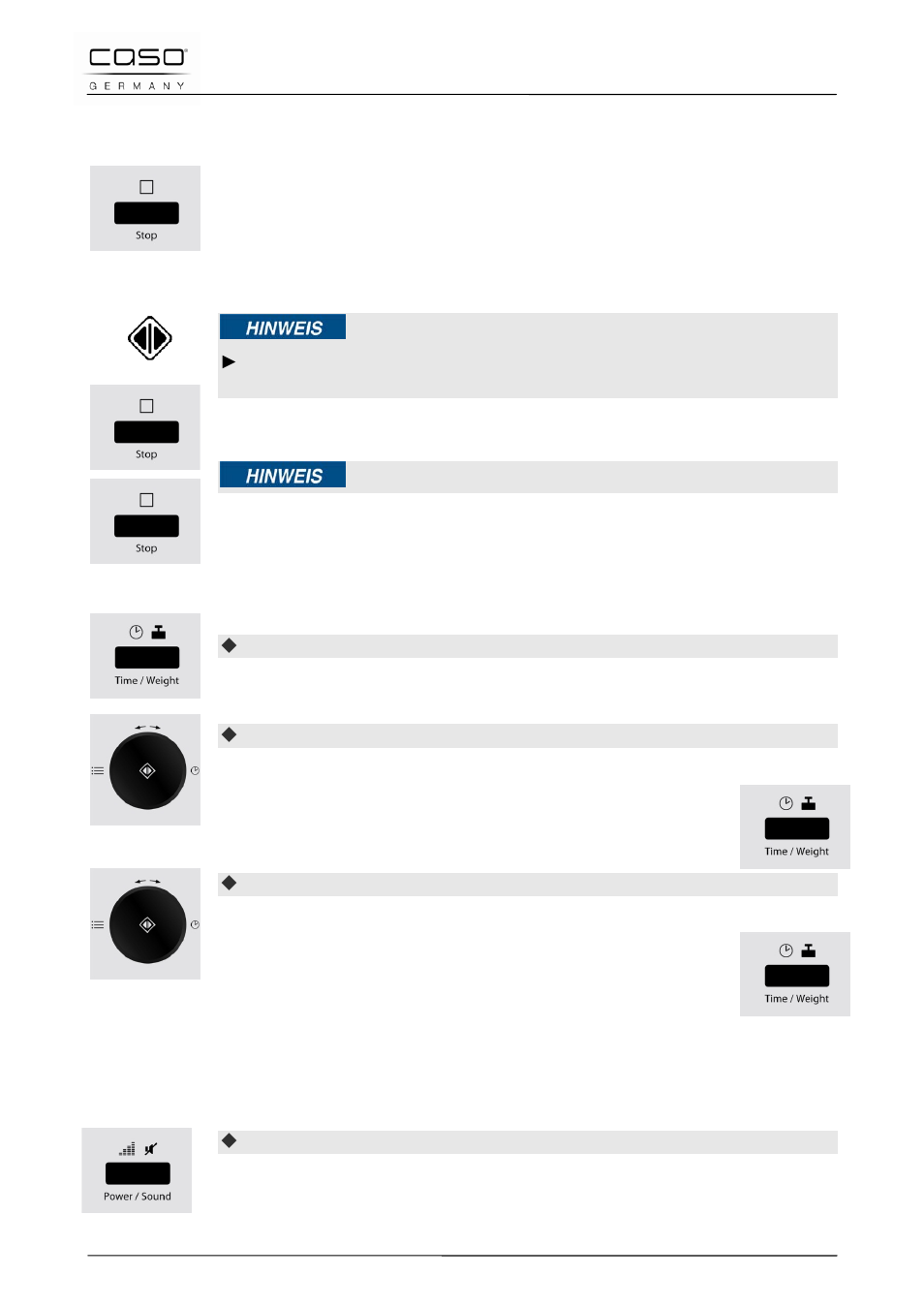 8 ausschalten, 9 einstellen der uhr, 10 betriebsart "mikrowelle | CASO Germany MCG 20 chef User Manual | Page 30 / 184