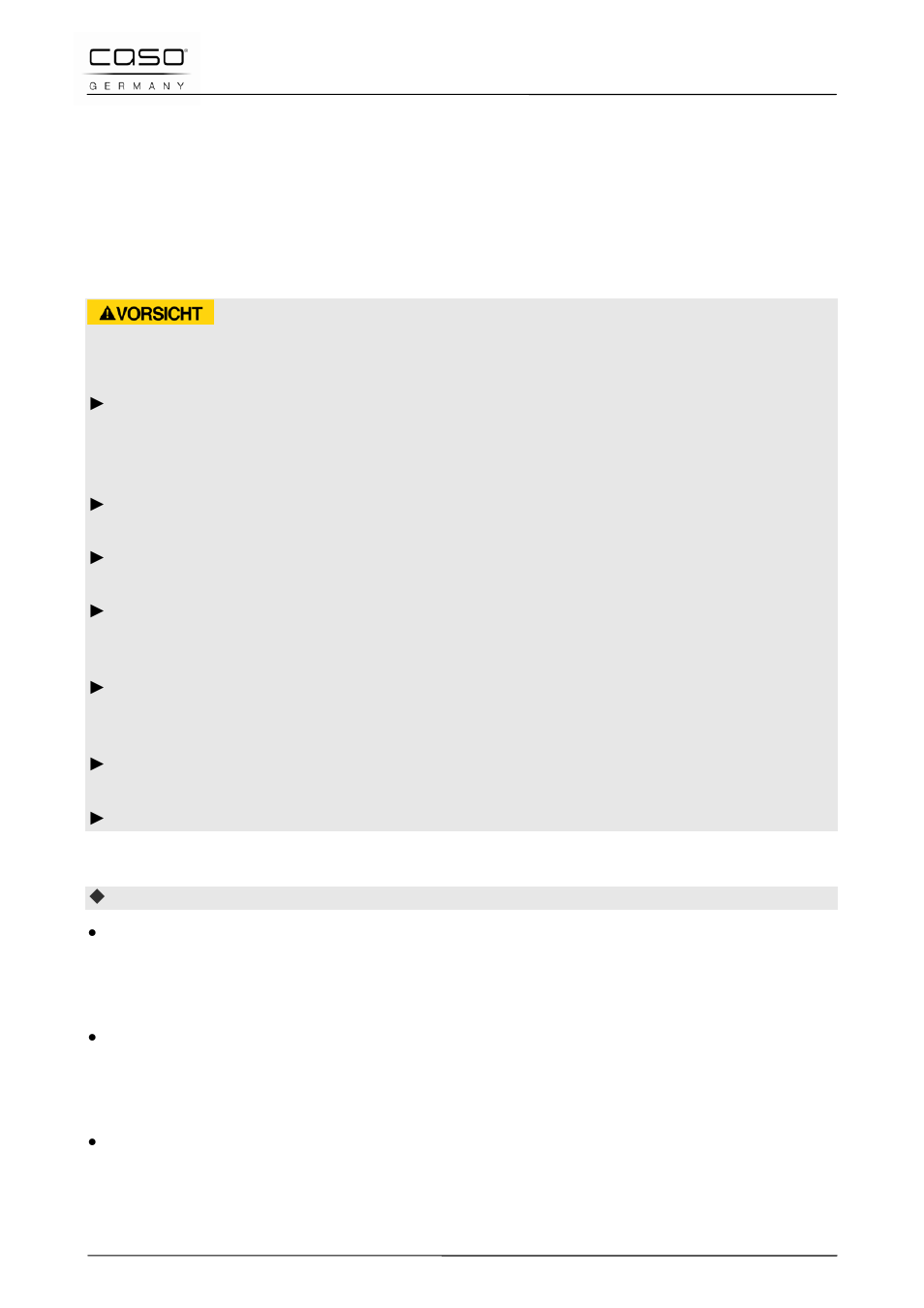 6 reinigung und pflege, 1 sicherheitshinweise, 2 reinigung | CASO Germany MCG 20 chef User Manual | Page 39 / 184