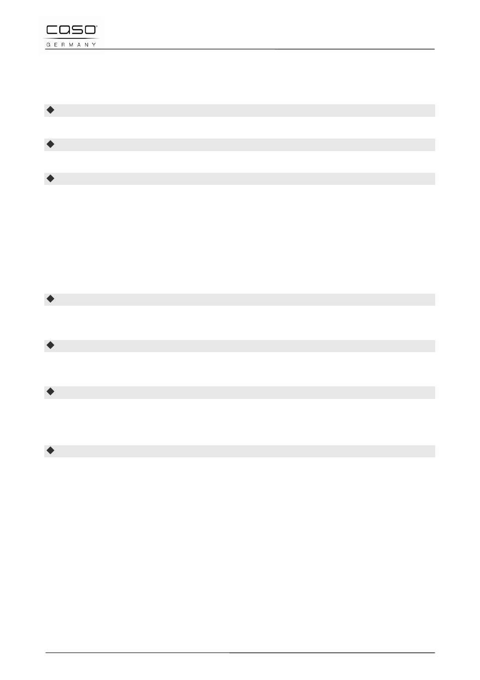 2 operating modes | CASO Germany MCG 20 chef User Manual | Page 57 / 184