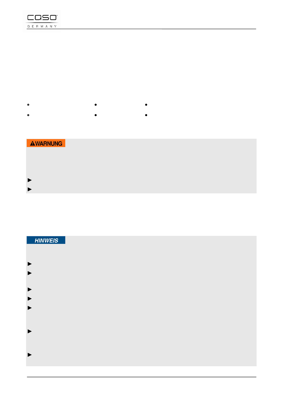 23 sicurezza, 1 utilizzo conforme alle disposizioni, 2 avvertenze generali di sicurezza | Avviso, Indicazione | CASO Germany TMCG 25 chef touch User Manual | Page 110 / 198