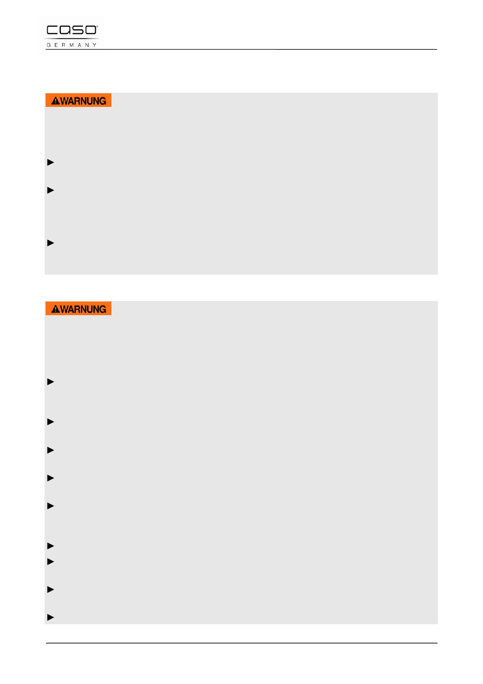 3 fonti di pericolo, 1 pericolo dovuto a microonde, 2 pericolo di ustioni | Avviso | CASO Germany TMCG 25 chef touch User Manual | Page 112 / 198