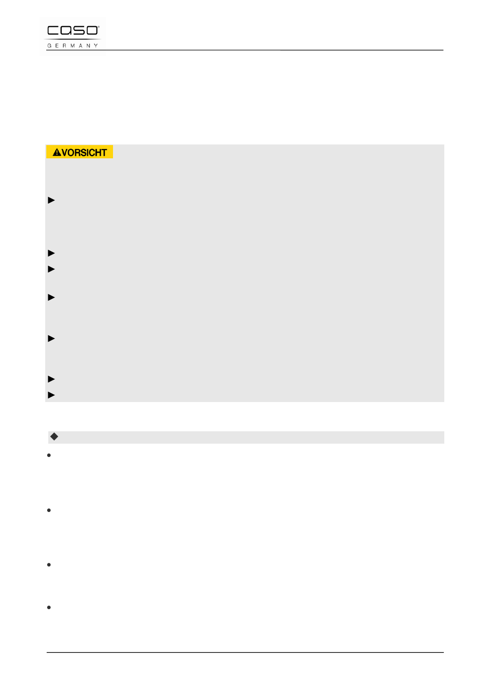 27 pulizia e cura, 1 indicazioni di sicurezza, 2 la pulizia | Attenzione | CASO Germany TMCG 25 chef touch User Manual | Page 134 / 198