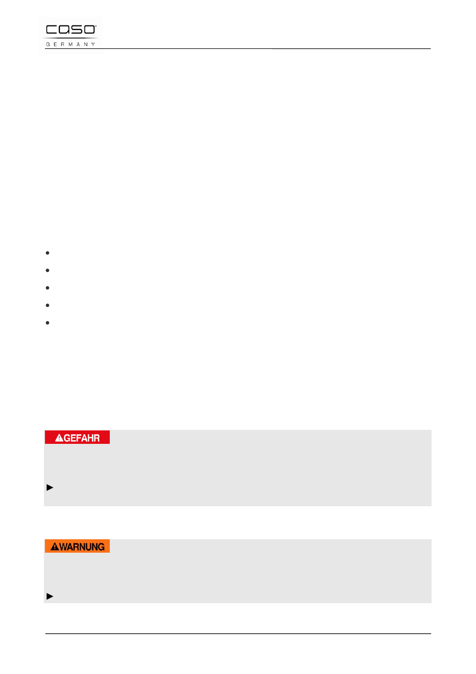 30 manual del usuario, 1 generalidades, 2 información acerca de este manual | 3 advertencias, Peligro, Advertencia | CASO Germany TMCG 25 chef touch User Manual | Page 139 / 198