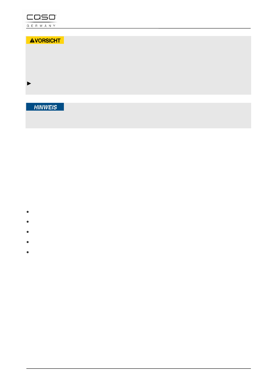 4 haftungsbeschränkung, 5 urheberschutz | CASO Germany TMCG 25 chef touch User Manual | Page 16 / 198