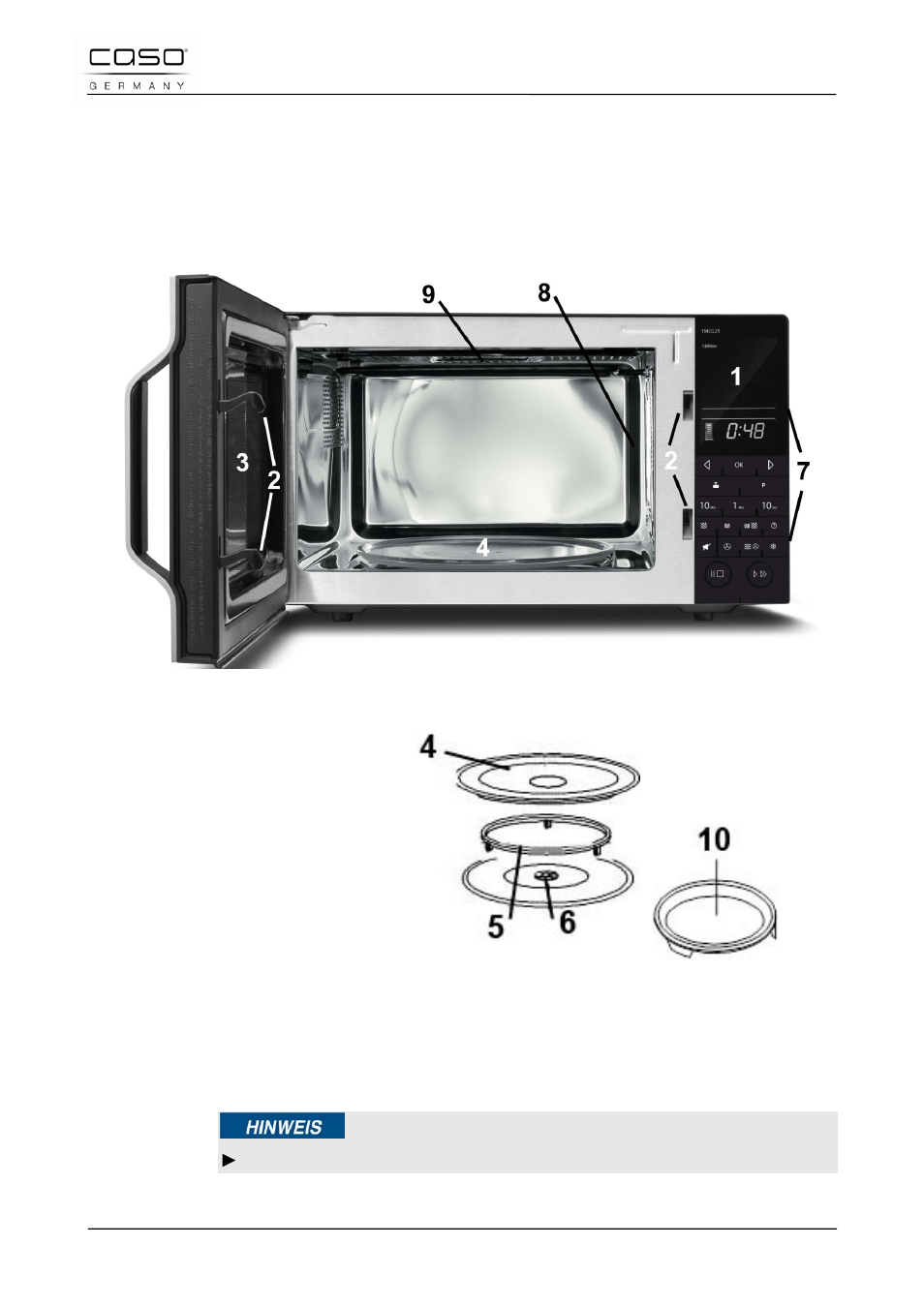 3 aufbau und funktion, 1 gesamtübersicht | CASO Germany TMCG 25 chef touch User Manual | Page 25 / 198