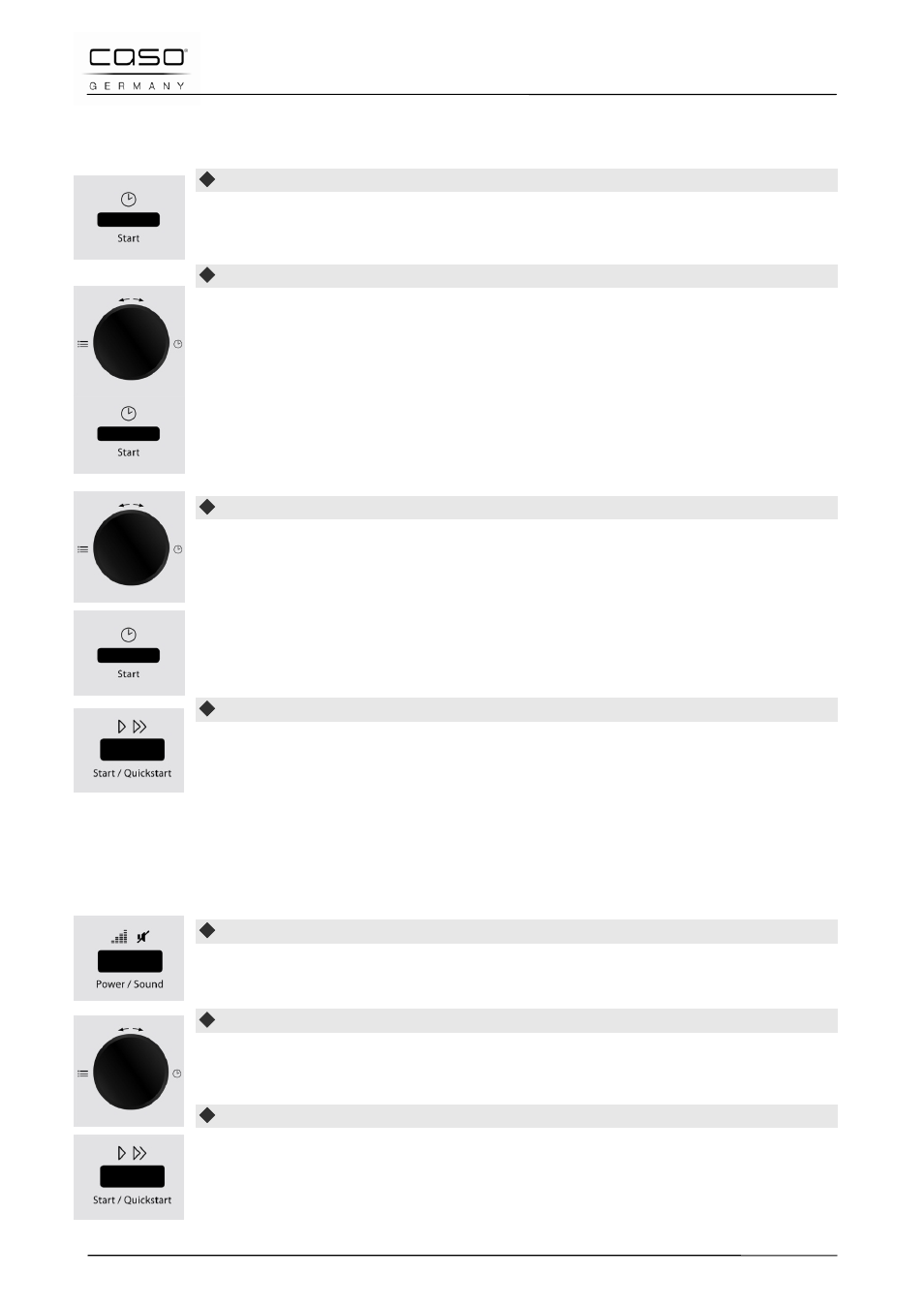 10 ajuste del inicio / timer, 11 modo "microondas | CASO Germany MG 25 menu User Manual | Page 131 / 165